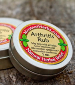 Arthritis Rub (Comfrey Salve) - Historical uses: Arthritis, gout, and muscular rheumatism symptoms.* *Not intended to prescribe or cure. 1 oz. - $7 2 oz. - $12