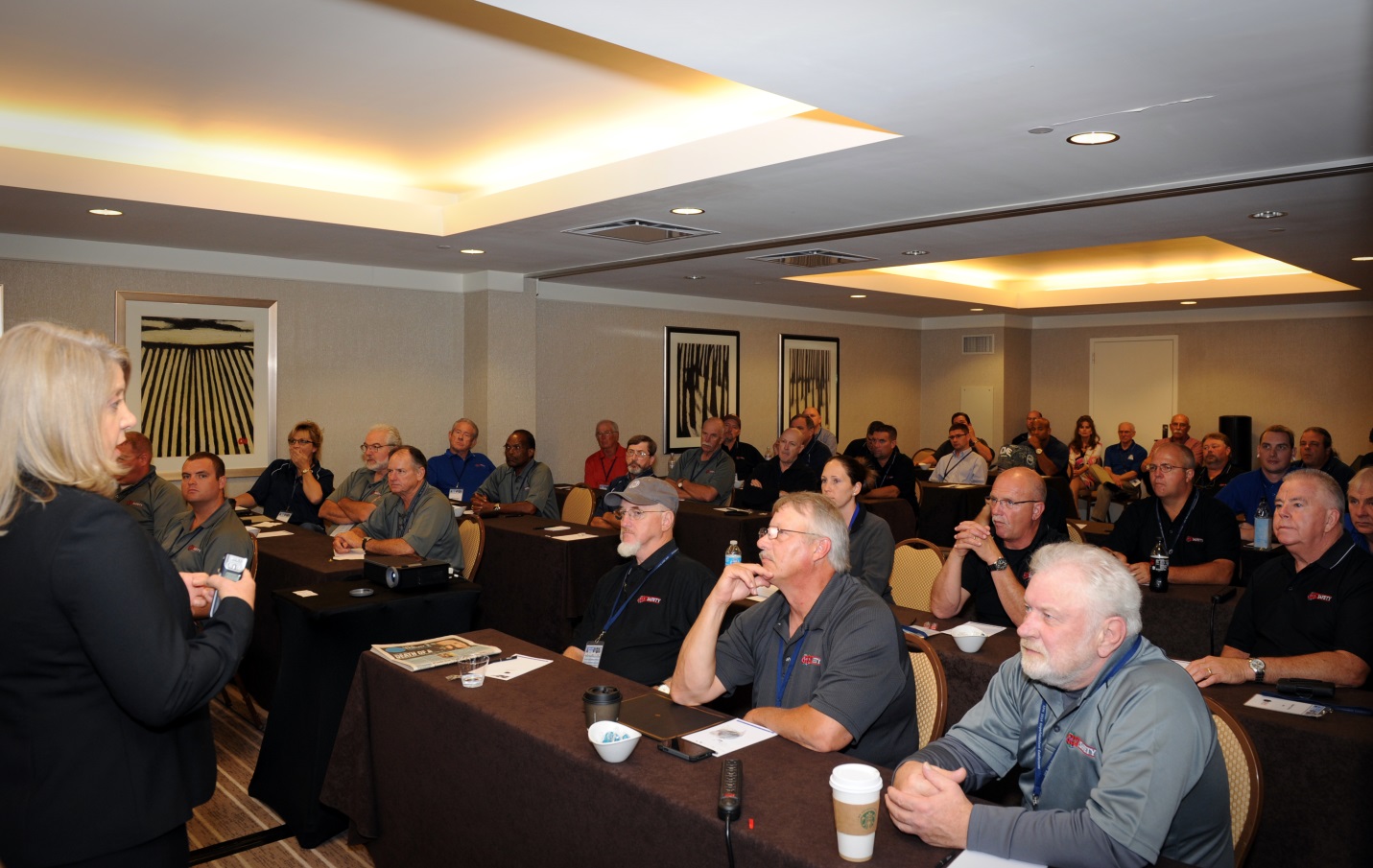 During their breakout, our GSSI team received an update from OSHA (Occupational Health & Safety Administration) Compliance Assistance Specialist, Joan Spencer.