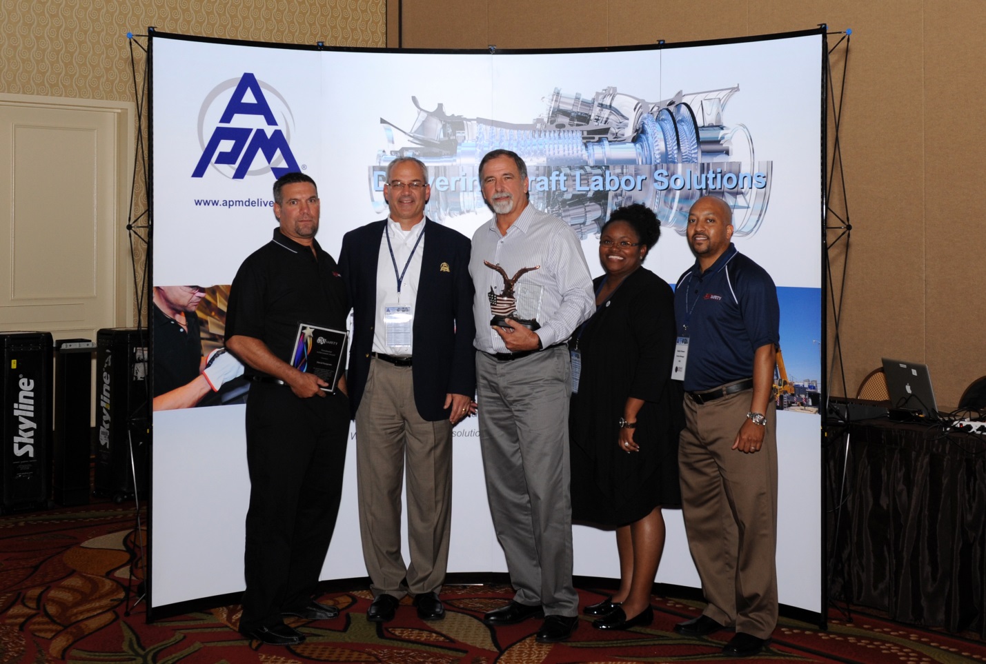 Well done to our nominees for the GSSI Presidential Award and congratulations to Steve Conrad for receiving the title of this year’s winner. Pictured from left to right: David Panipinto, Terry Schoenborn, Steve Conrad, La Keisha May and Gaylyn Flowers.
