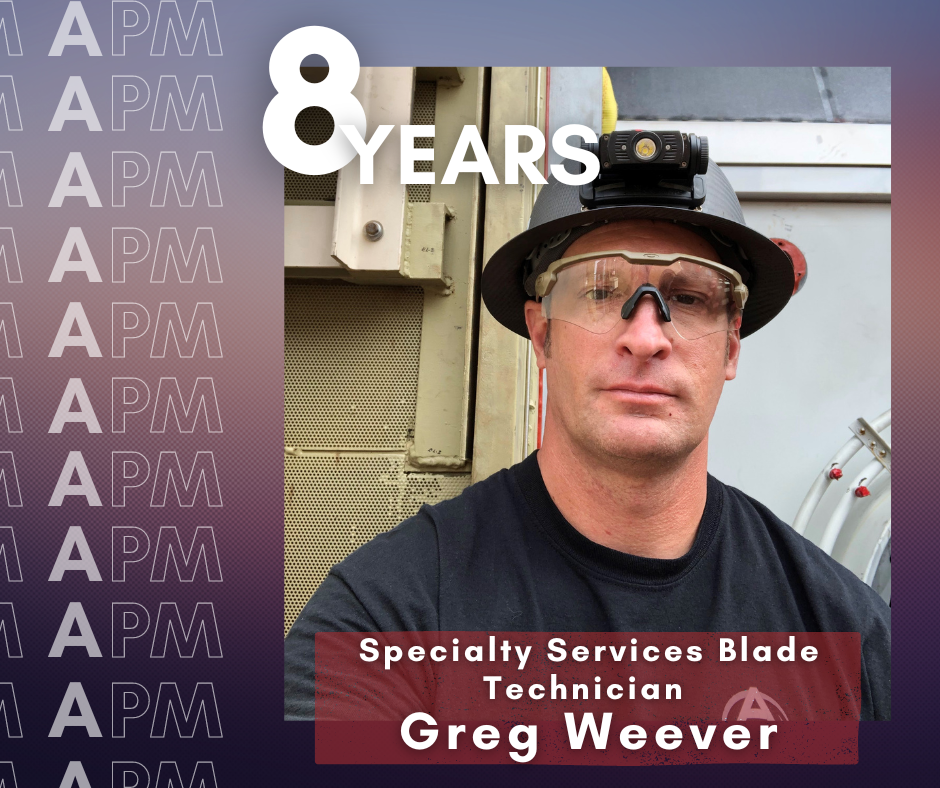 Meet APM Specialty Services Blade Technician, Greg Weever! Blog APM