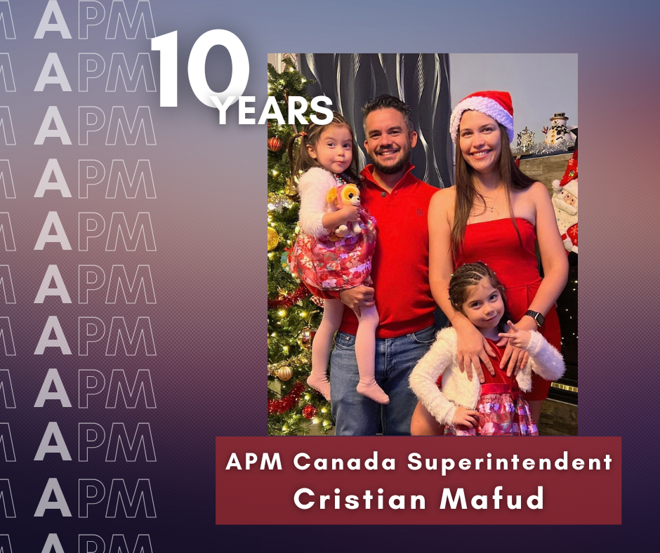 Employee Spotlight | Meet APM Canada Superintendent, Cristian Mafud