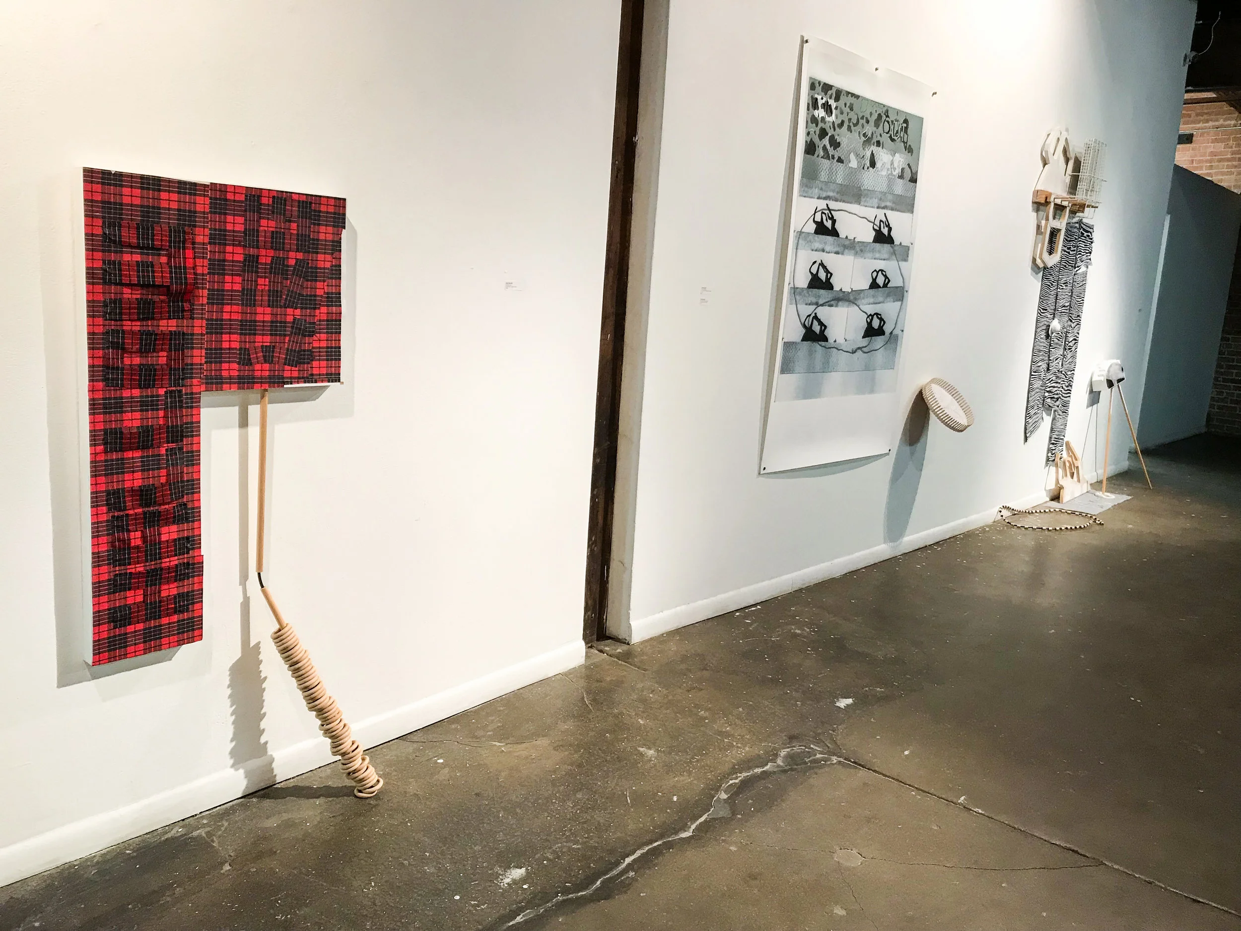 Installation View, "A Thing Added" at 500X Gallery