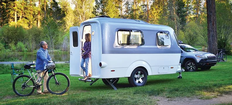 Styled this camper for Nest Caravans