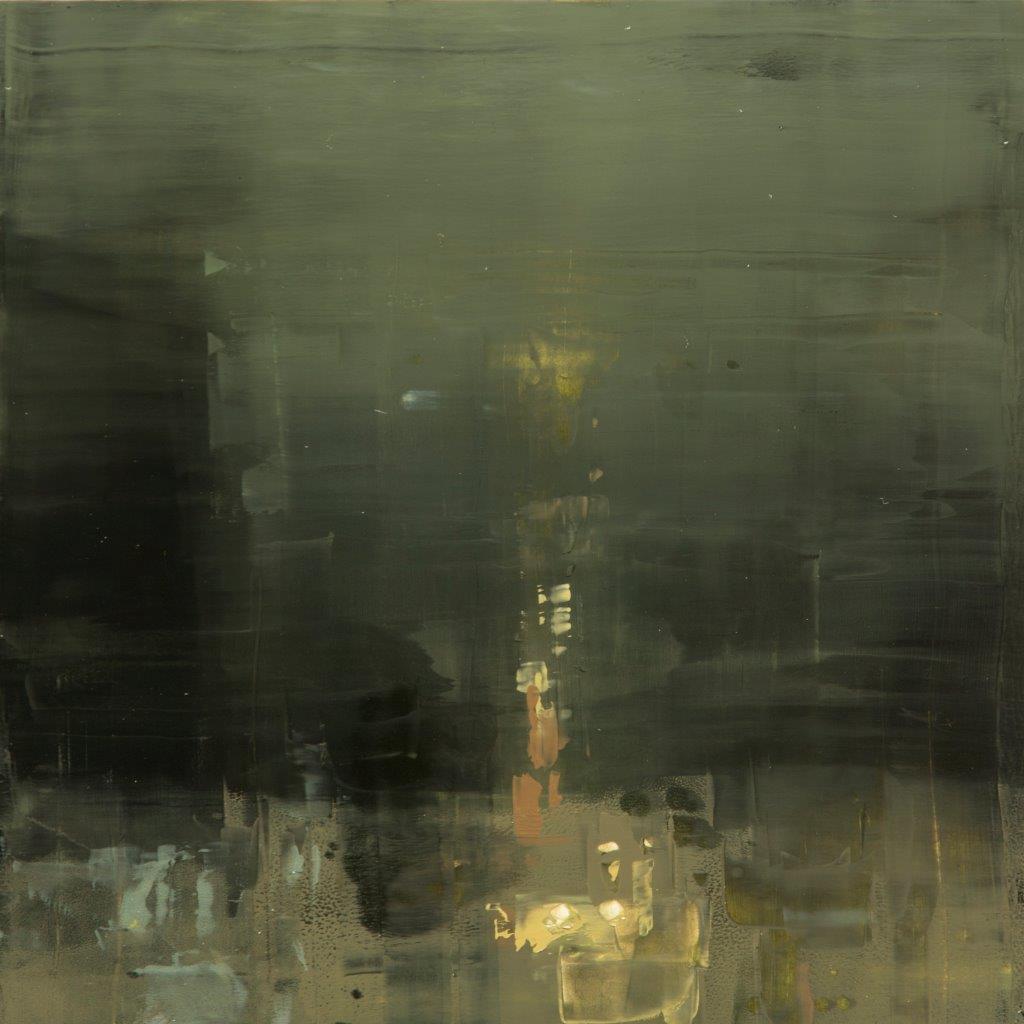 Cityscape - Composed Form Study 12 - 6 x 6 inches - Oil on Panel - 2/2016