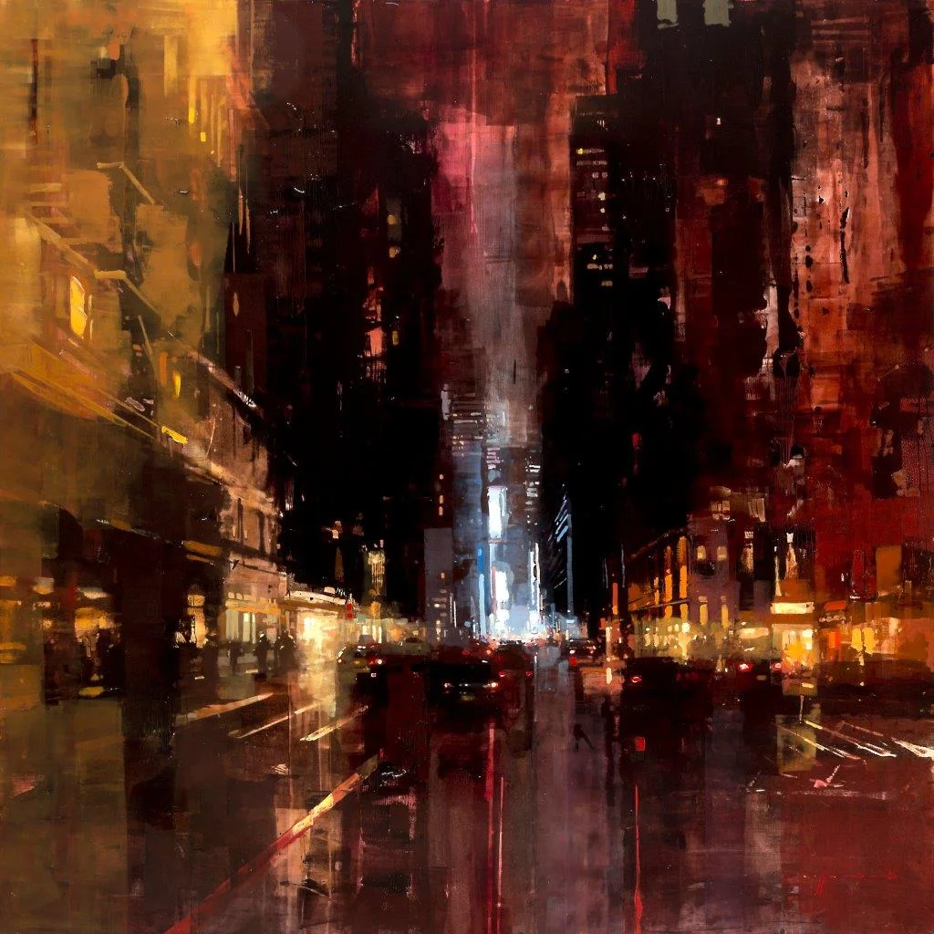 NYC 15 - 48 x 48 inches - Oil on Panel - 7/2015