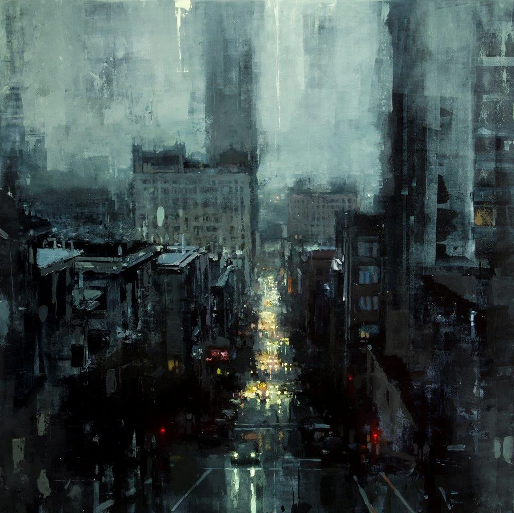 The City Tempest - 36 x 36 inches - Oil on Panel - 5/2013