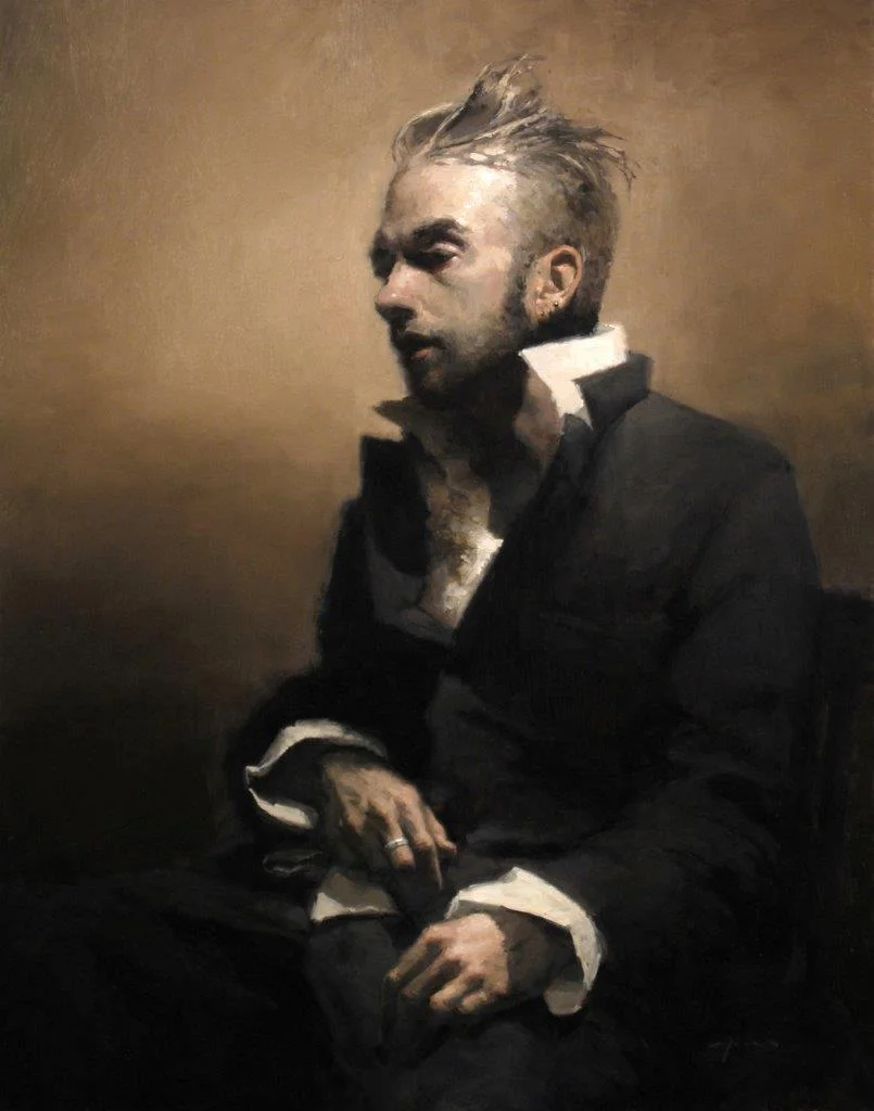 Self Portrait - 28 x 22 inches - Oil on Panel - 12/2009