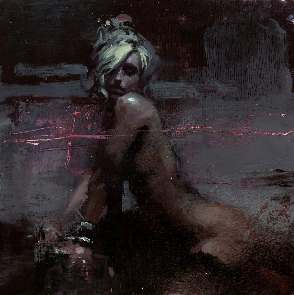 Portrait Study no. 16 - 6 x 6 inches - Oil on Panel - 10/2015