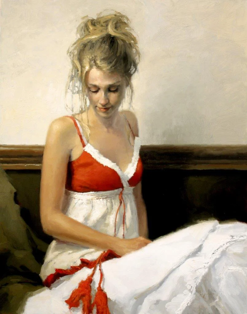 Lindsey's Portrait - 28 x 22 inches - Oil on Panel - 12/2009