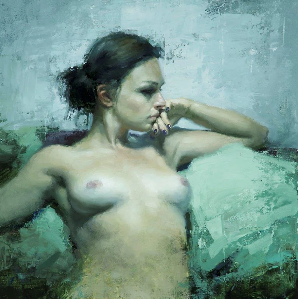 Portrait of a Young Woman - 15 x 15 inches - Oil on Panel - 10/2012