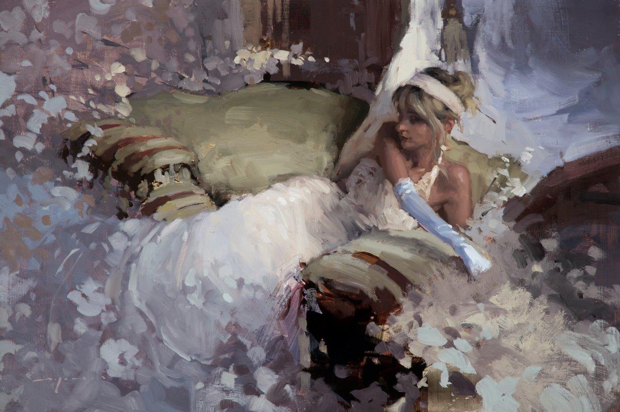 Morning in the Garden - 12 x 18 inches - Oil on Panel - 10/2015