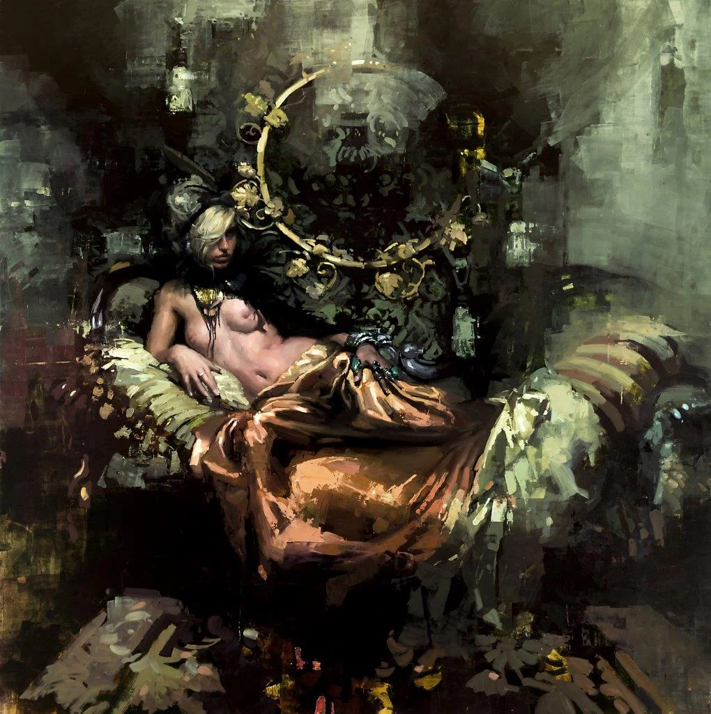 An Aureate Symphony - 48 x 48 inches - Oil on Panel - 2/2015