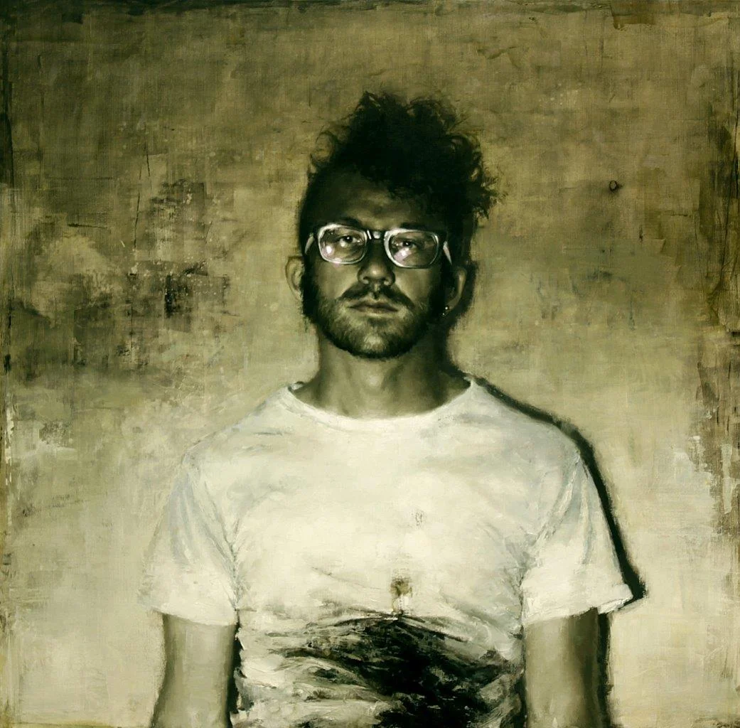 Untitled (Self Portrait) - 36 x 36 inches - Oil on Panel - 4/2010