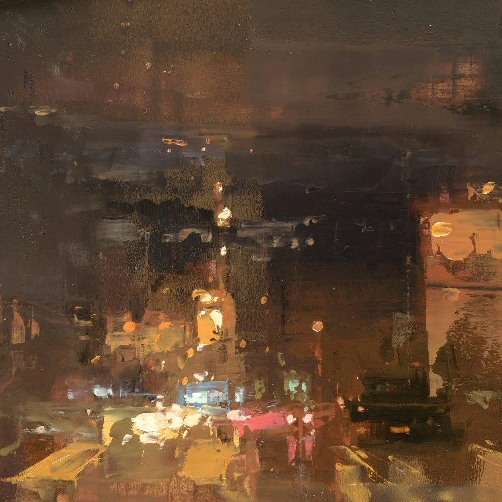 Cityscape - Composed Form Study 14 - 6 x 6 inches - Oil on Panel - Mar-16