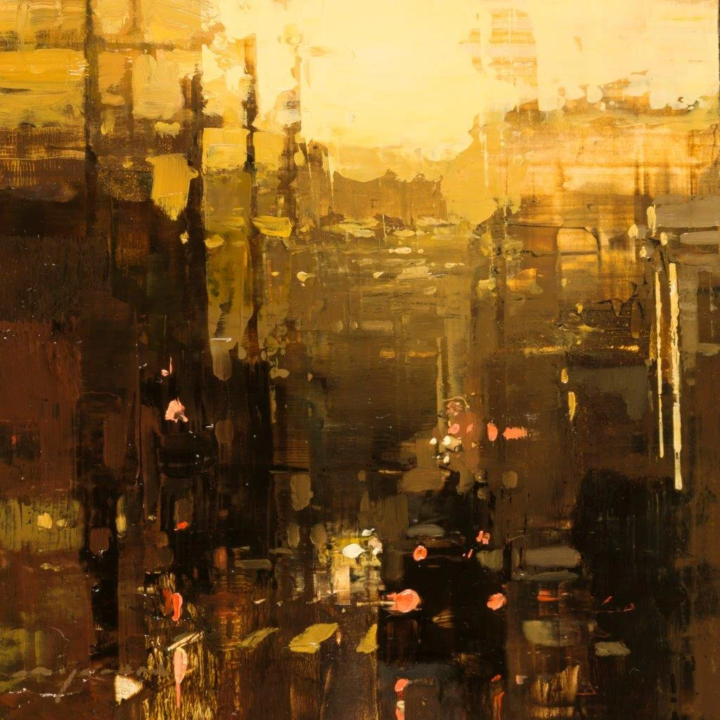 Cityscape - Composed Form Study 26 - 6 x 6 inches - Oil on Panel - Nov-16