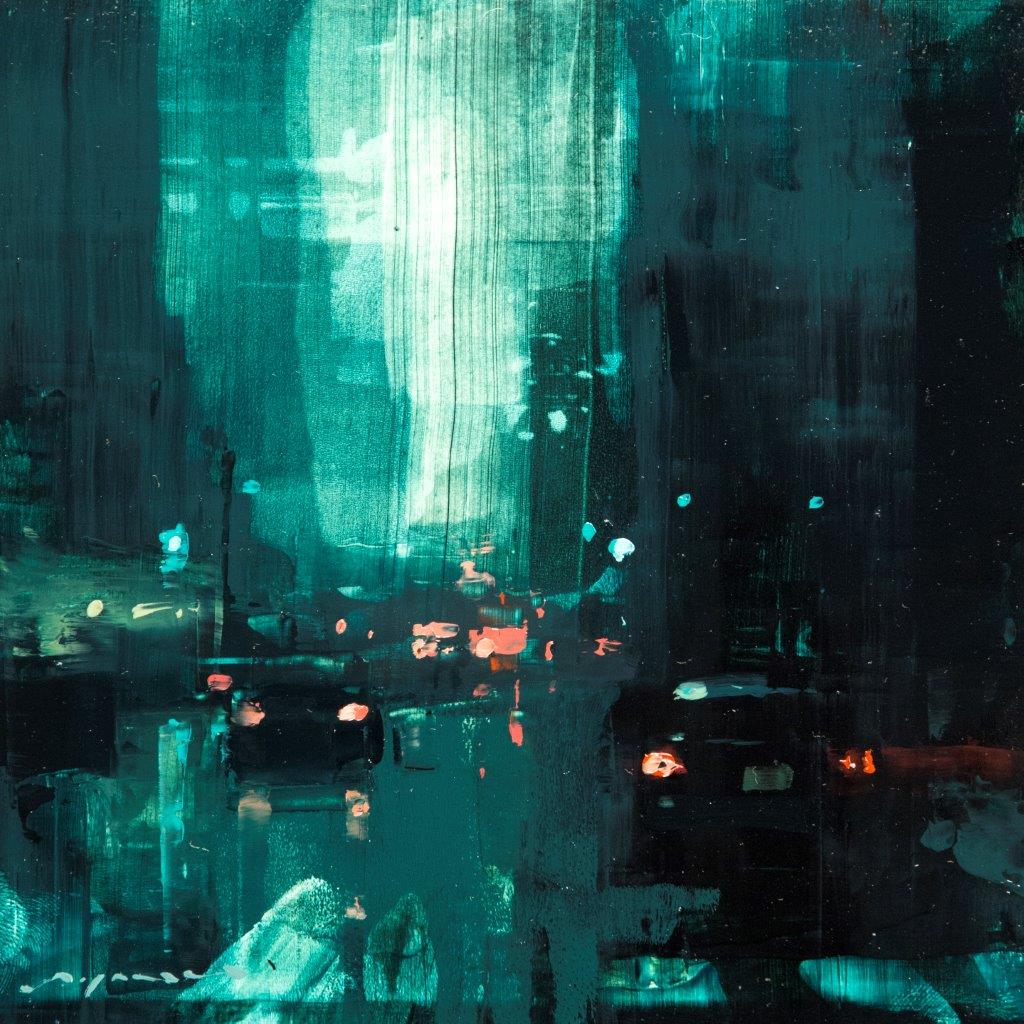 Cityscape - Composed Form Study 30 - 6 x 6 inches - Oil on Panel - Apr-17