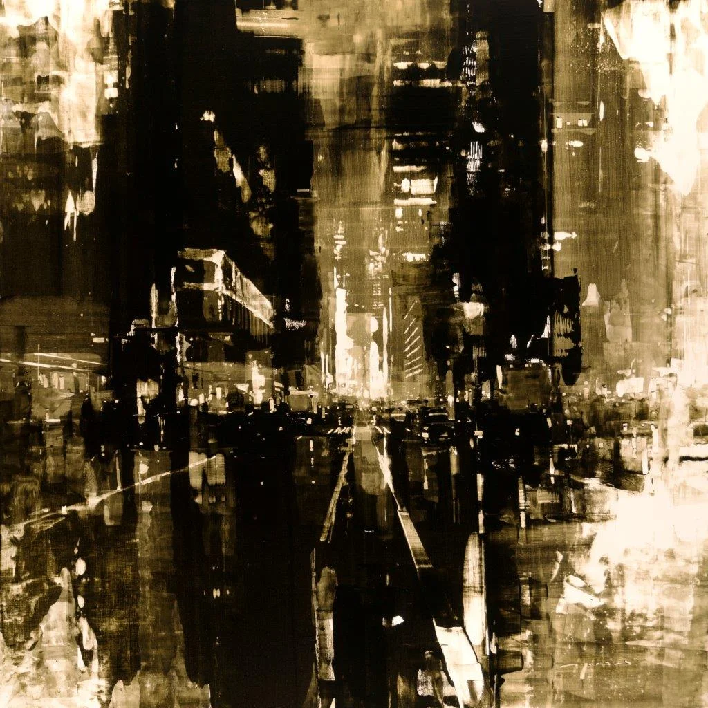 Composition 172 - 48 x 48 inches - Oil on Panel - May-17