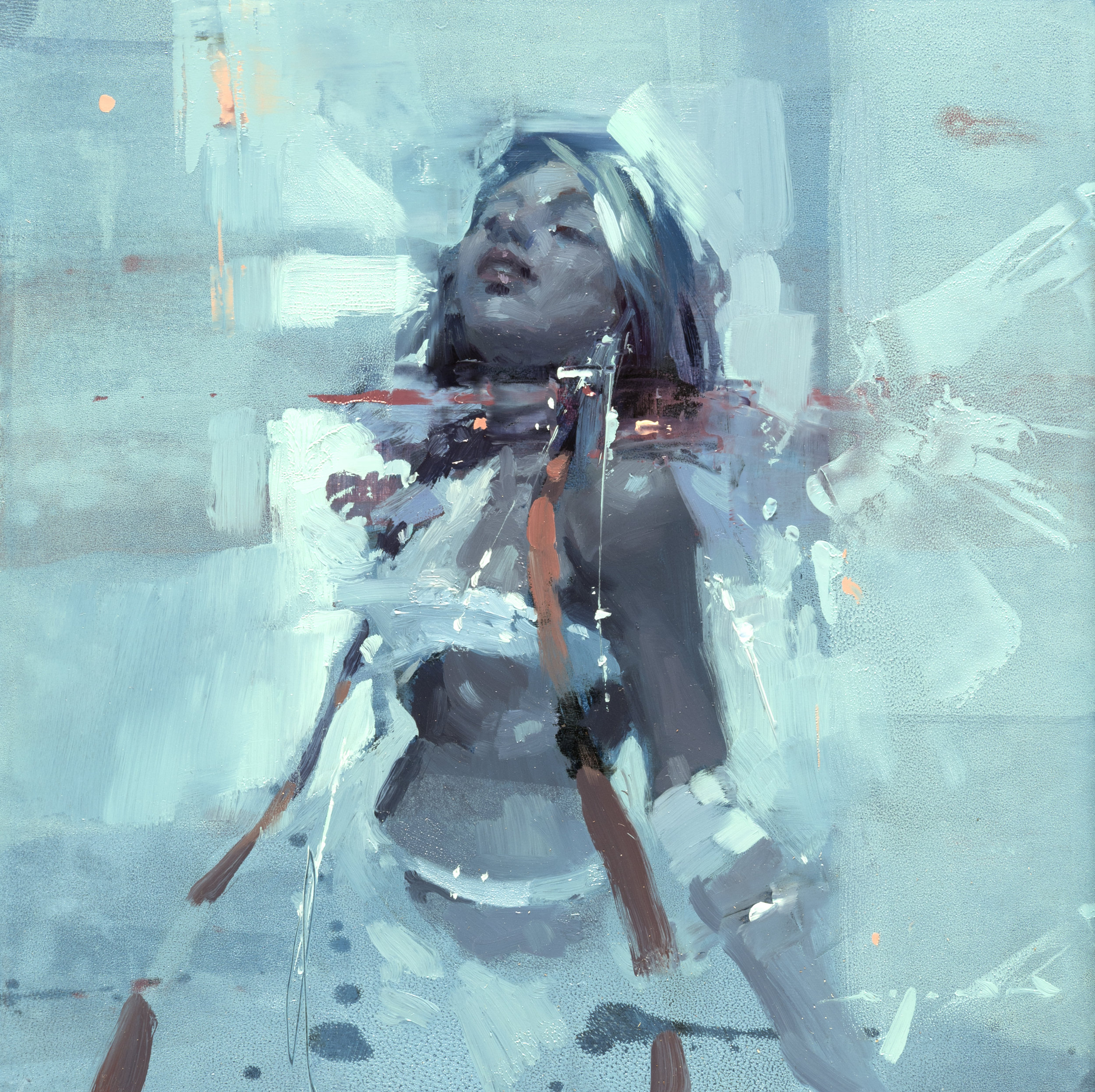 Figure - Composed Form Study 4 - 6 x 6 inches - Oil on Panel - Oct-16