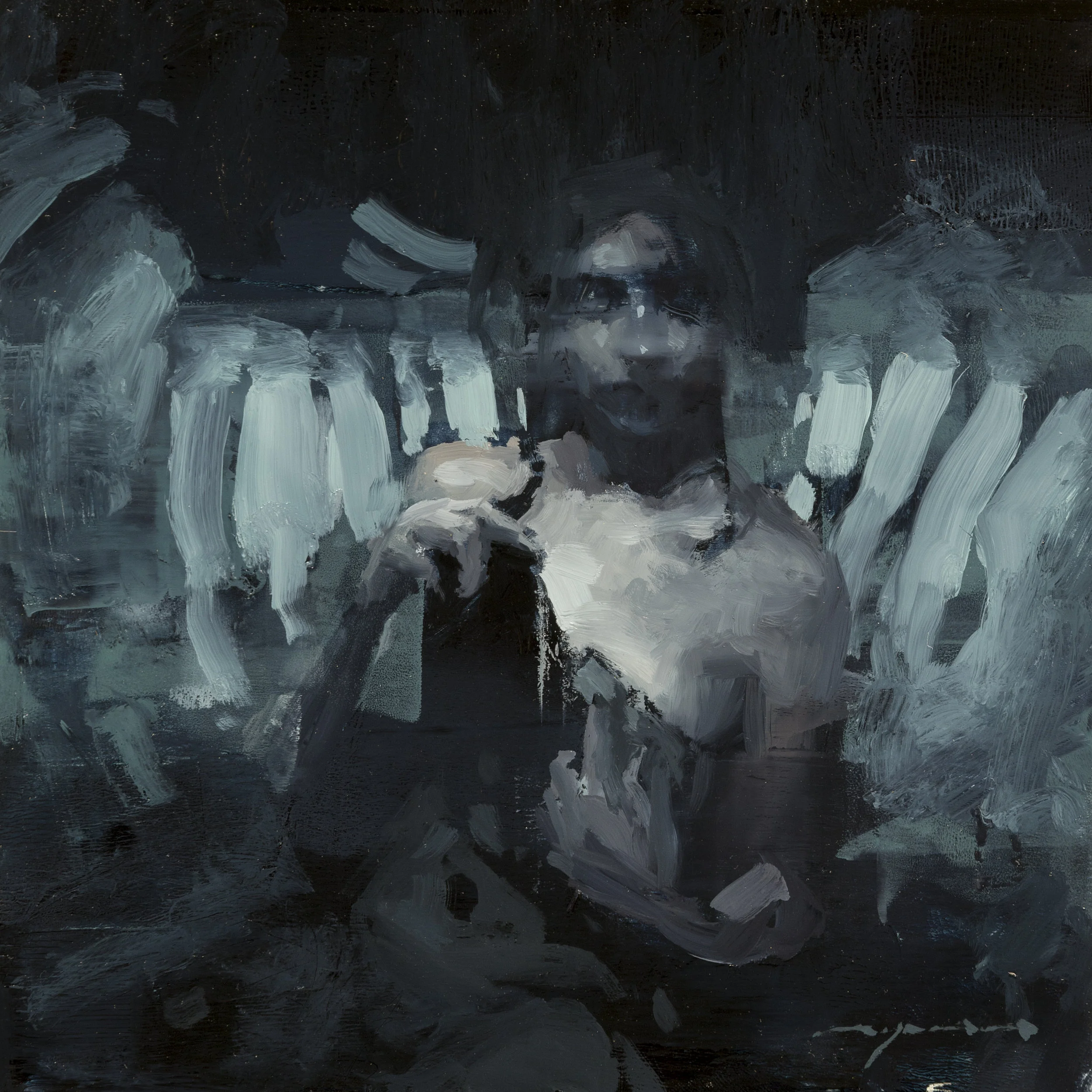 Figure - Composed Form Study 24 - 6 x 6 inches - Oil on Panel - Jun-17