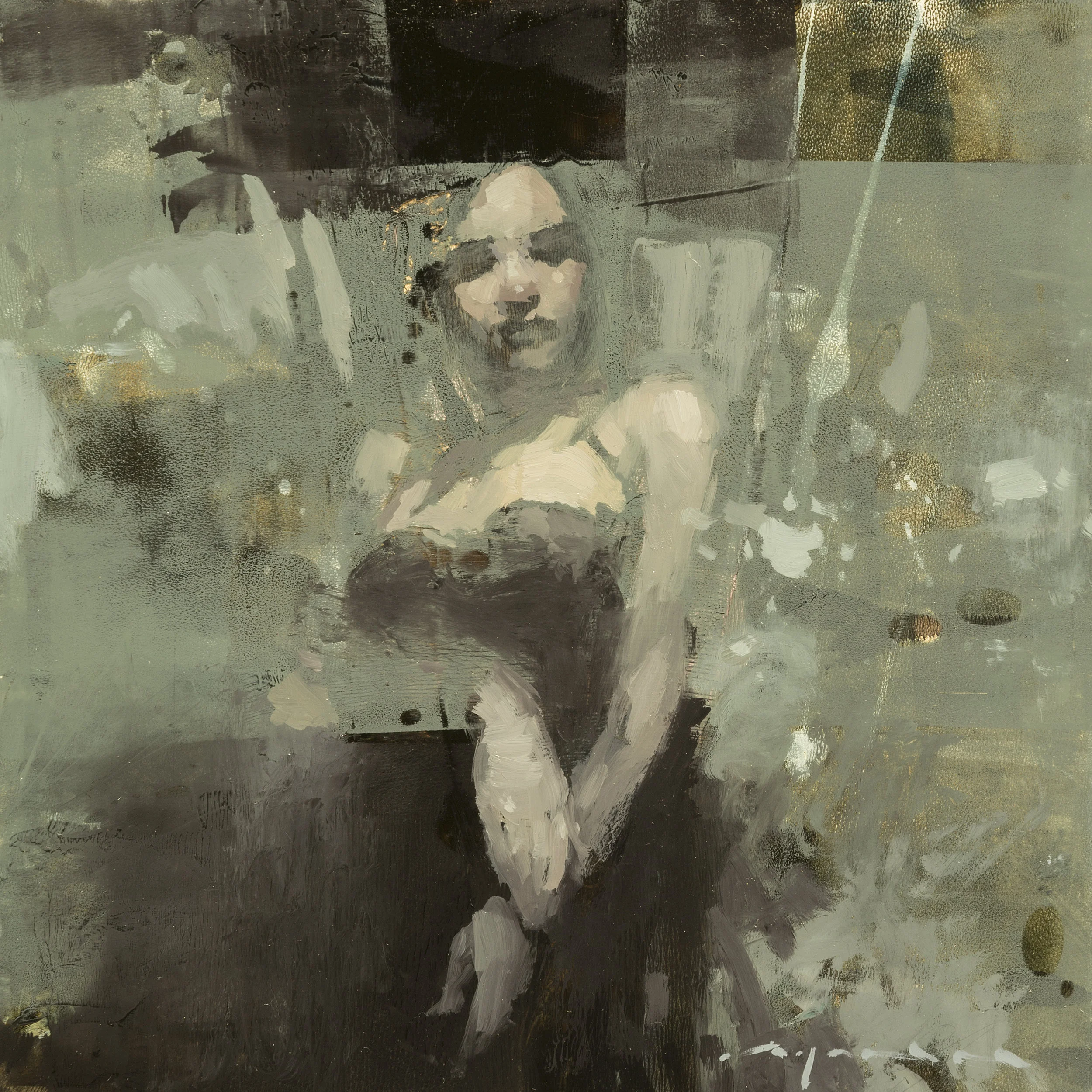 Figure - Composed Form Study 21 - 6 x 6 inches - Oil on Panel - Jun-17