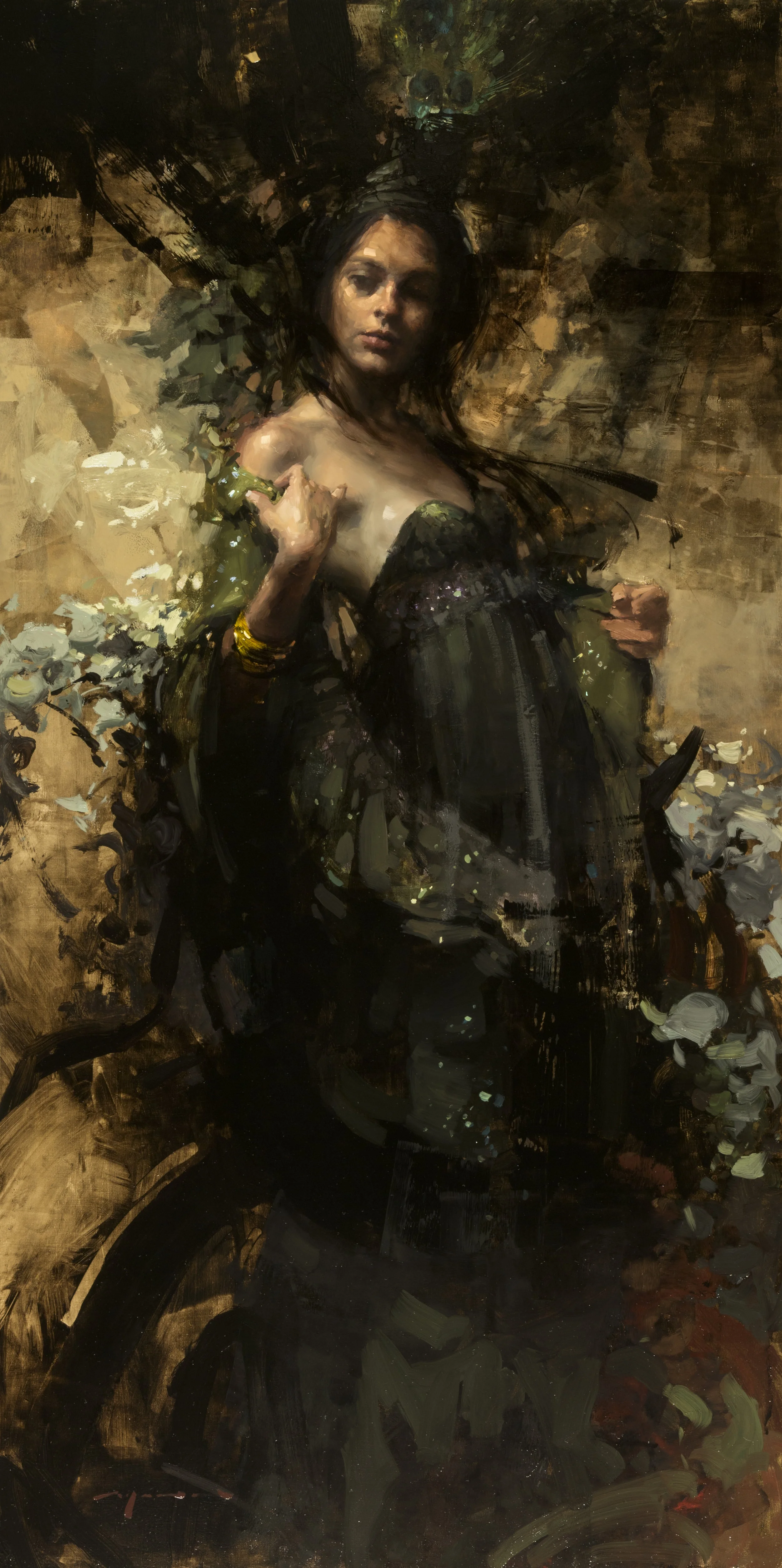 The Cagebird - 24 x 48 inches - Oil on Panel - May-17