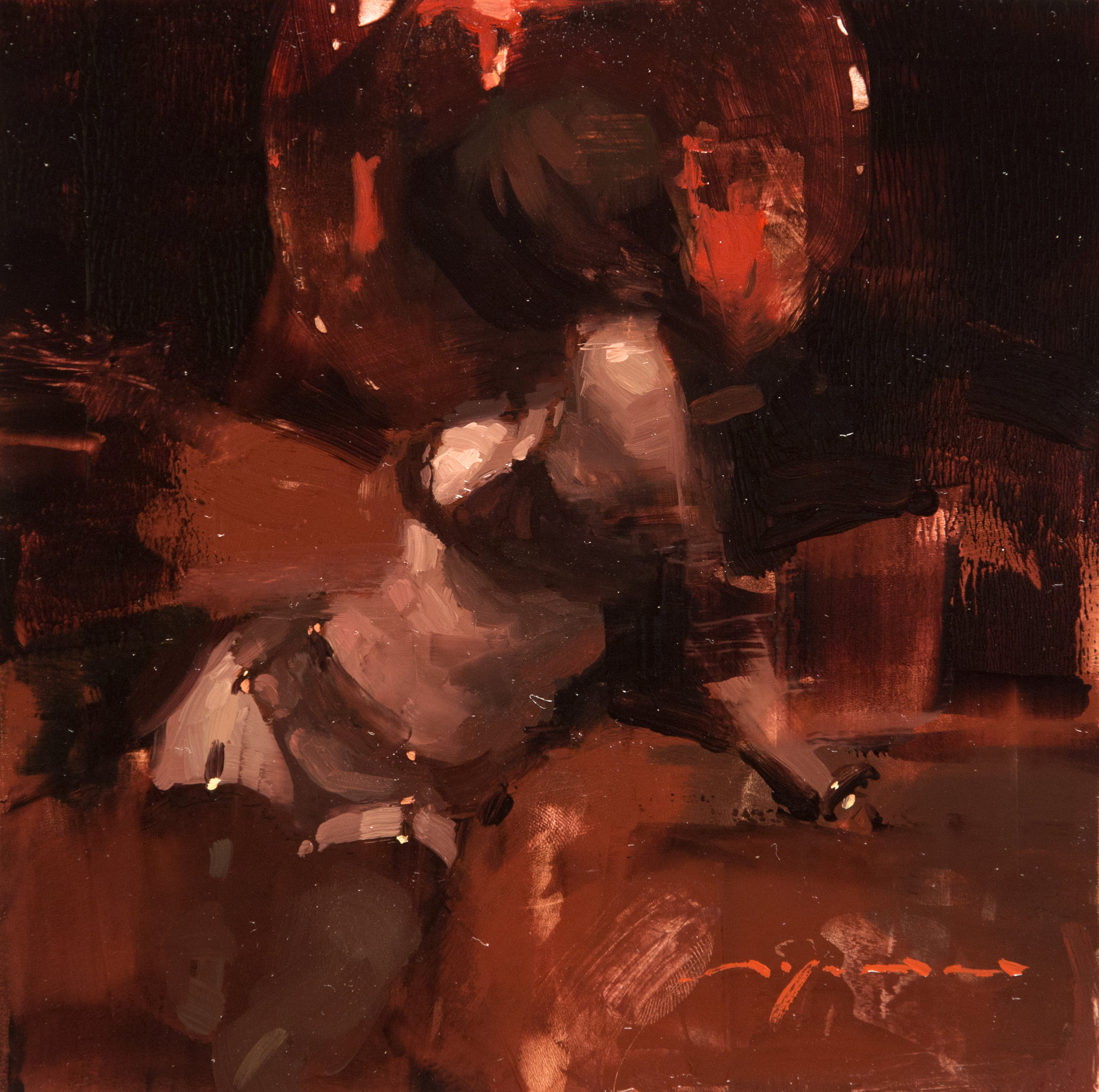 Figure - Composed Form Study 9 - 6 x 6 inches - Oil on Panel - Apr-17