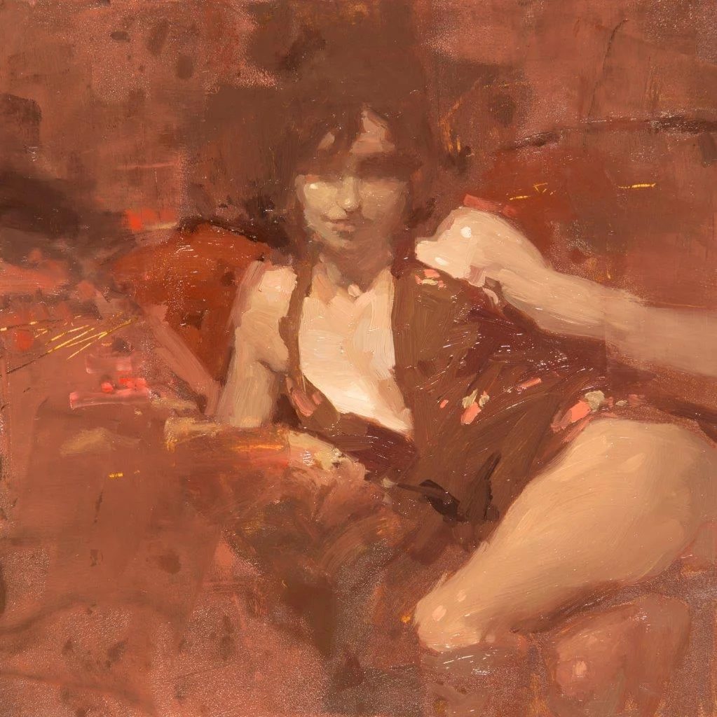 Portrait Study #26 - 6 x 6 in. - Oil on Panel - Aug-2018