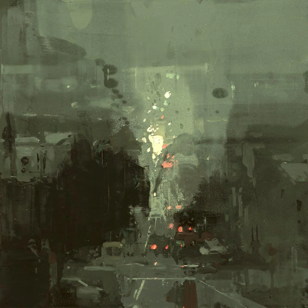 Cityscape - Composed Form Study 41 - 6 x 6 in. - Oil on Panel - Aug/2018
