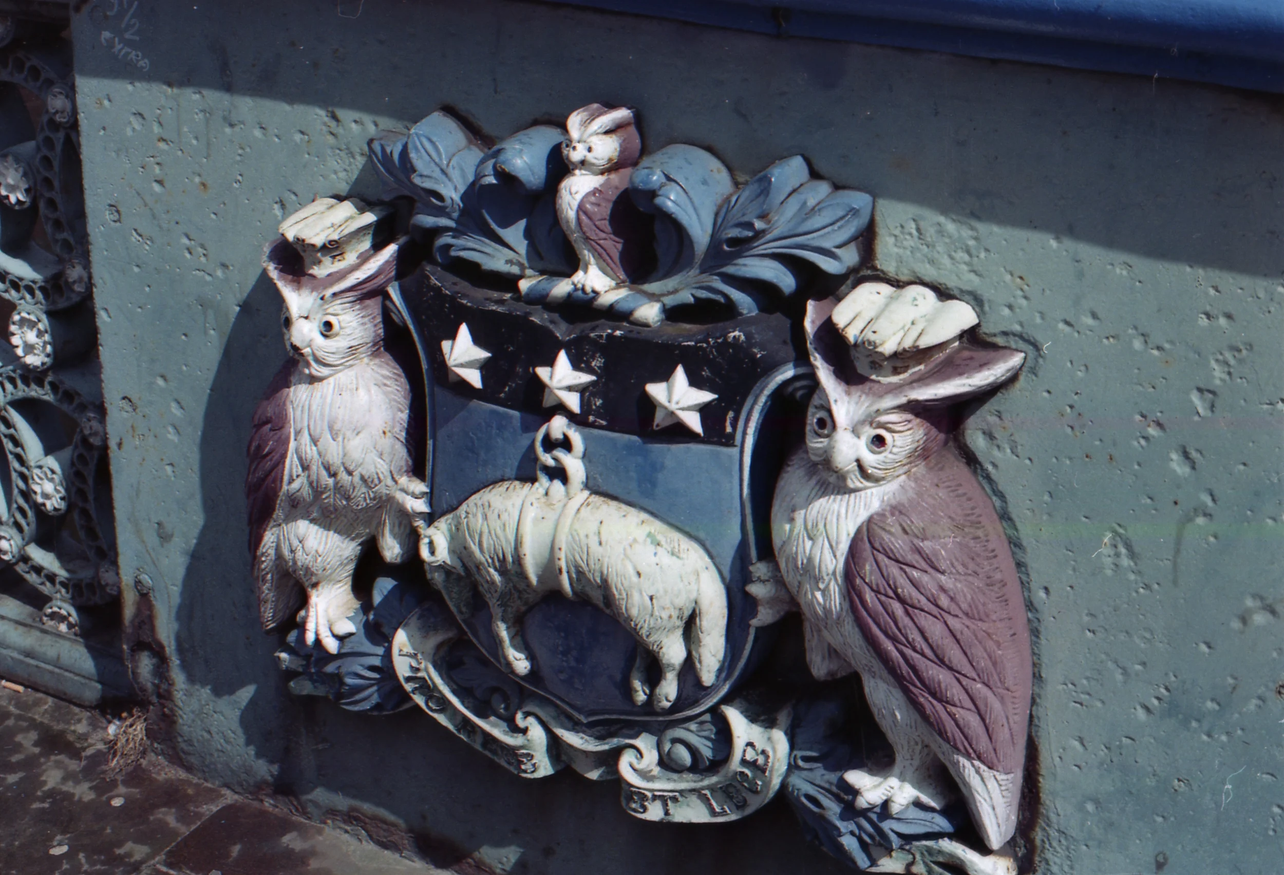 Day 117 - Owls are a thing in Leeds. These are on a bridge I cross everyday to work.