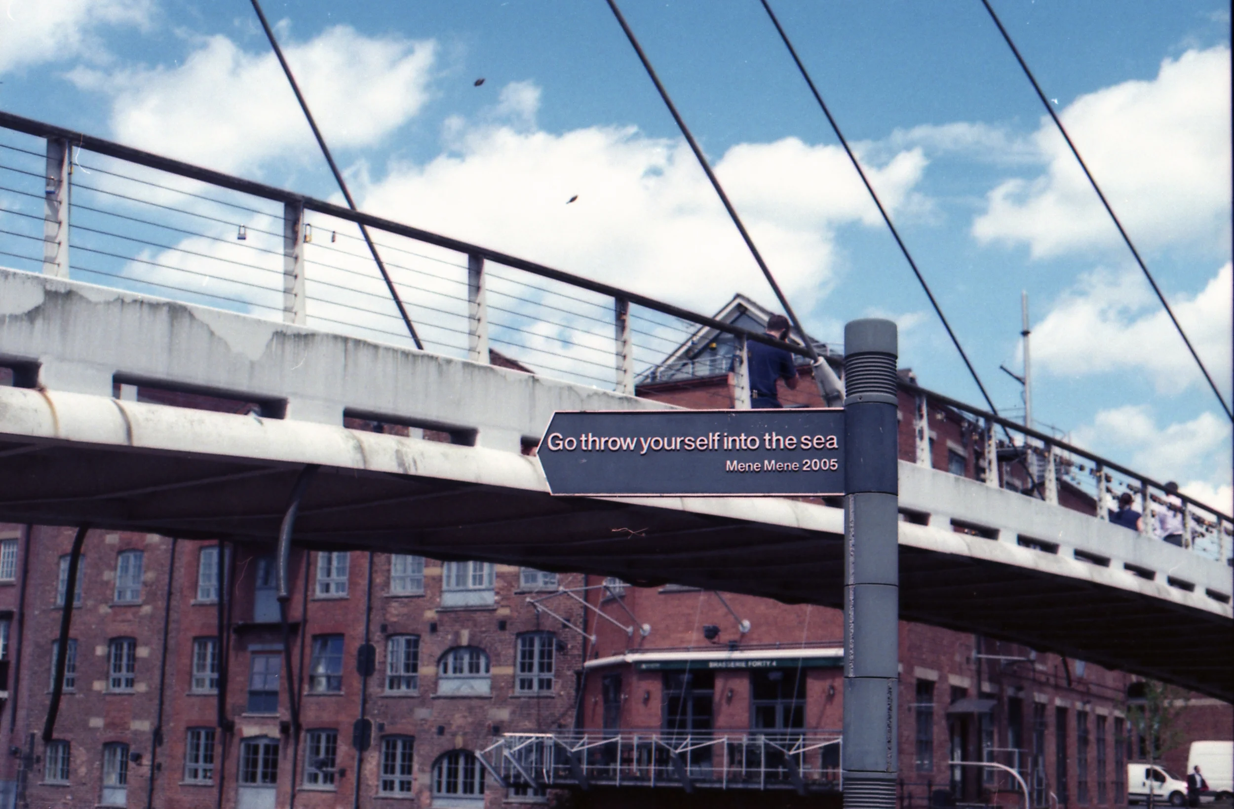 186/366 - I saw some chat on Twitter about this sign and apparently its part of a art installtion which I didn't realise, I just enjoyed it for its quirky randomness.