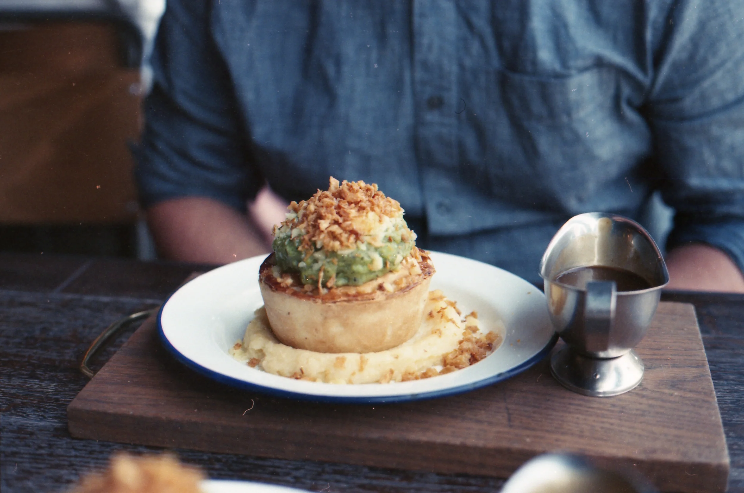 195/366 - We went for our first ever pies at Pieminster, they were tasty but mostly I was impressed by the presentation haha
