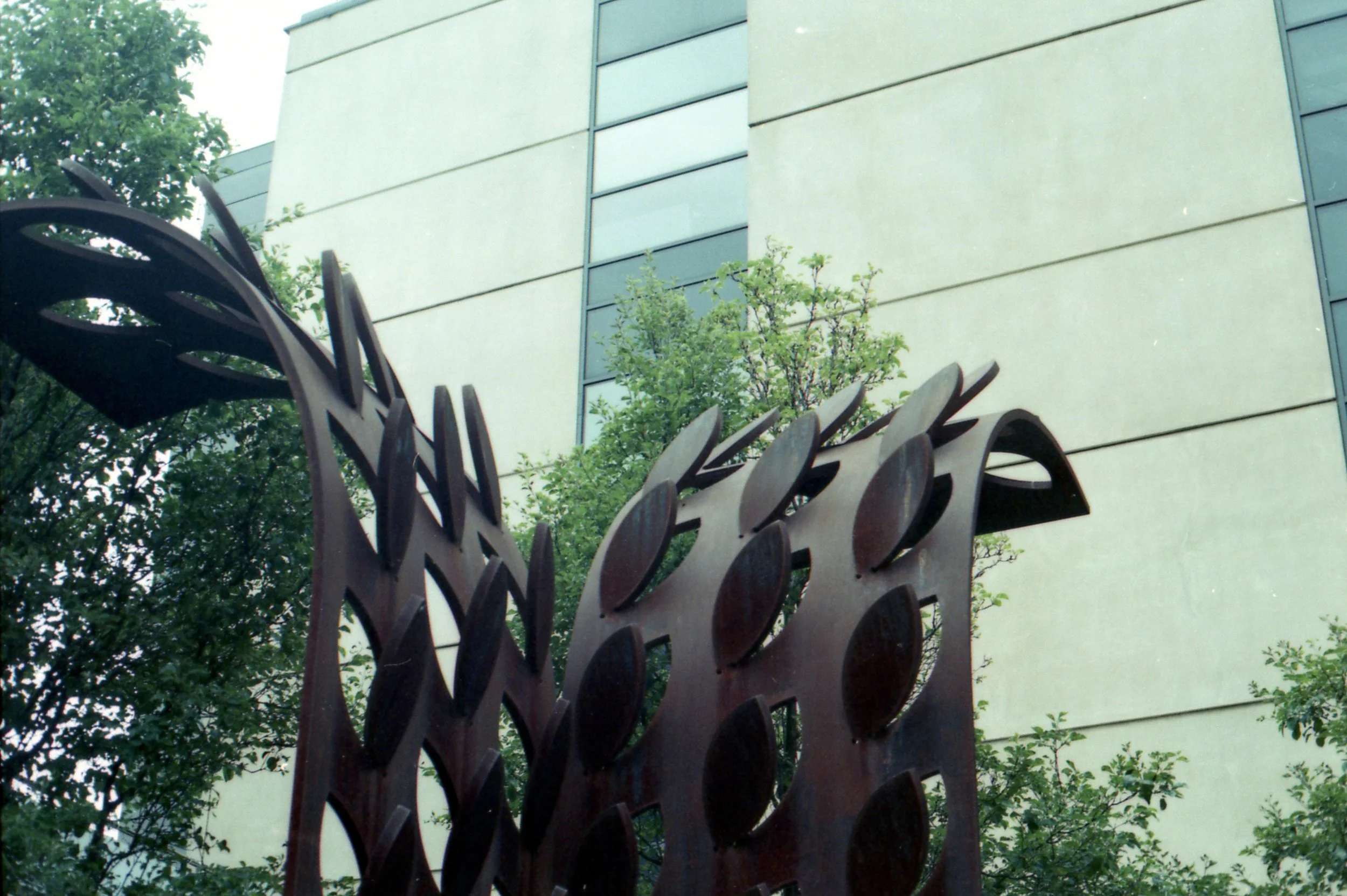 211/366 - An unexpected benefit from Pokemon Go is reminding me that things like this sculpture are really cool. I walk past it every day and almost forgot it existed until it became a Pokestop. I found myself looking at it with fresh eyes.