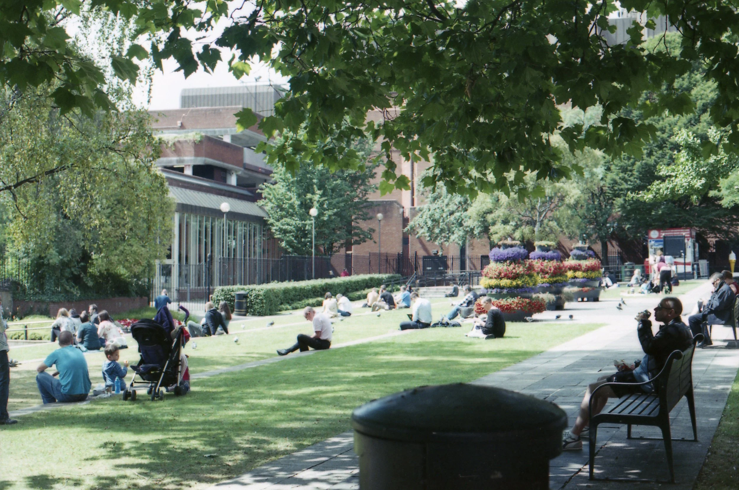 222/366 - I walk past this park on the way to drop off my films to be developed and I always love how busy it is in the sunshine.