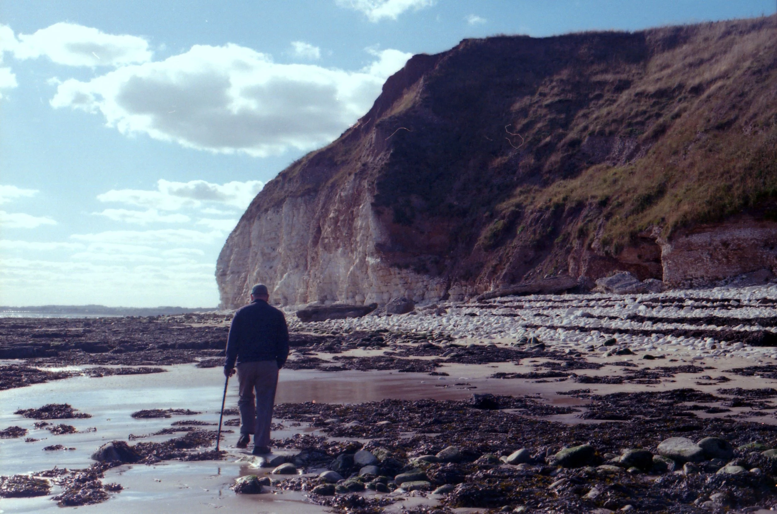 255/366 - My birthday - and it falls on a pretty cool number too. We went to the beach and I managed to take this photo of my Dad which I love, it was a great day!