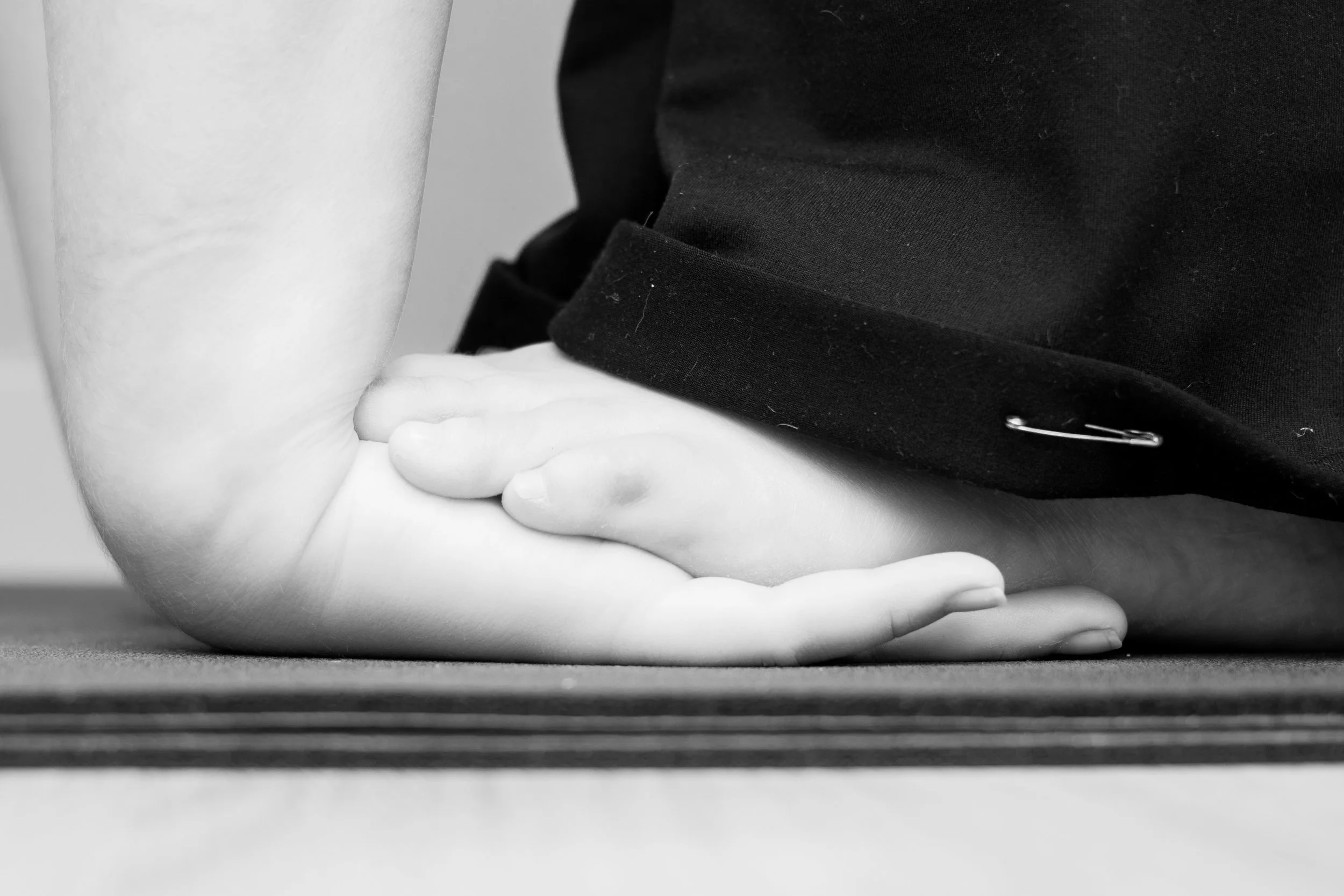 One of my favourite yoga poses, Gorilla or Padahastasana, great for wrists after long computer hours. Also, yes, I did hem my yoga pants with safety pins, don’t judge me.