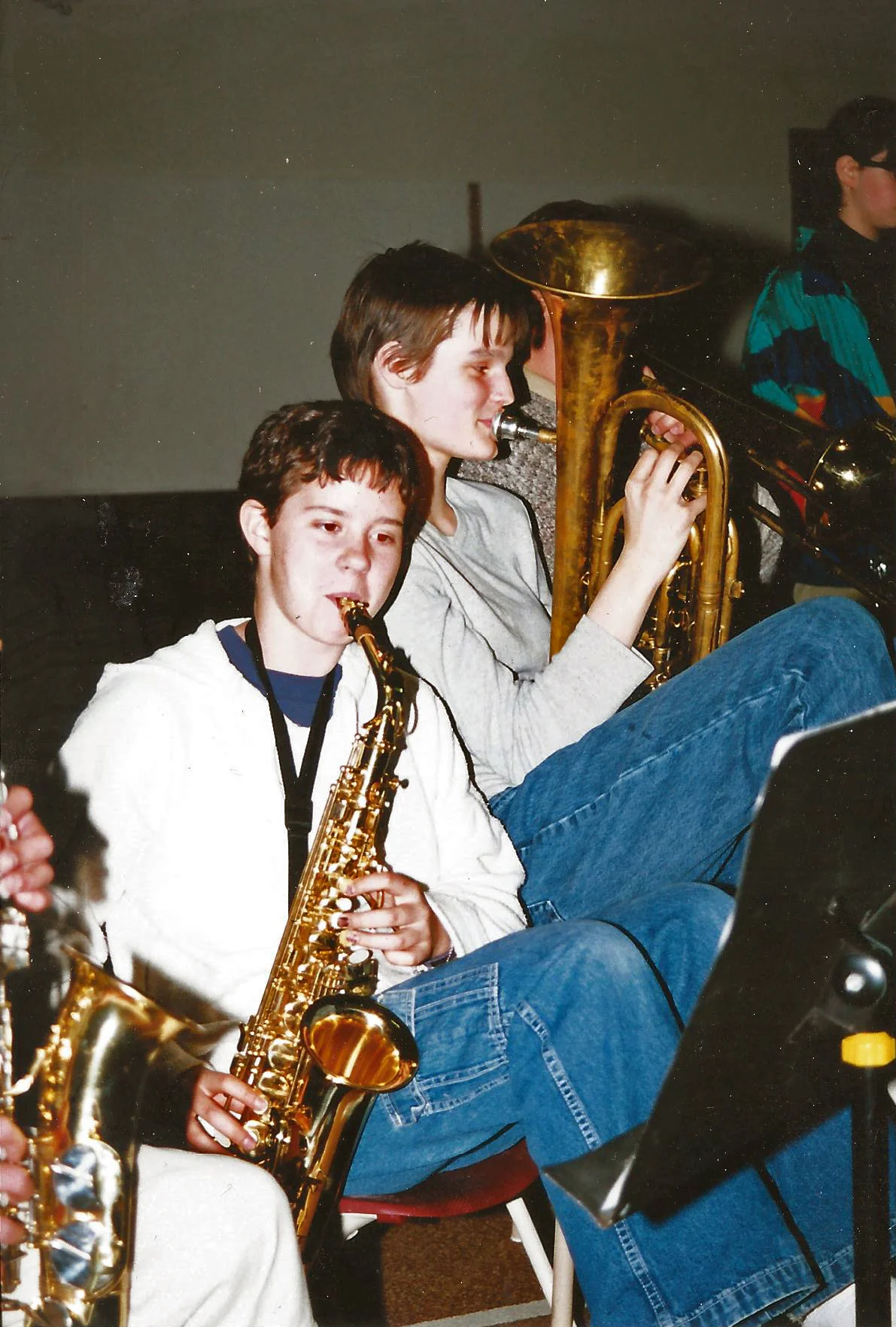This would have been grade 7 or 8. I played saxophone once upon a time.