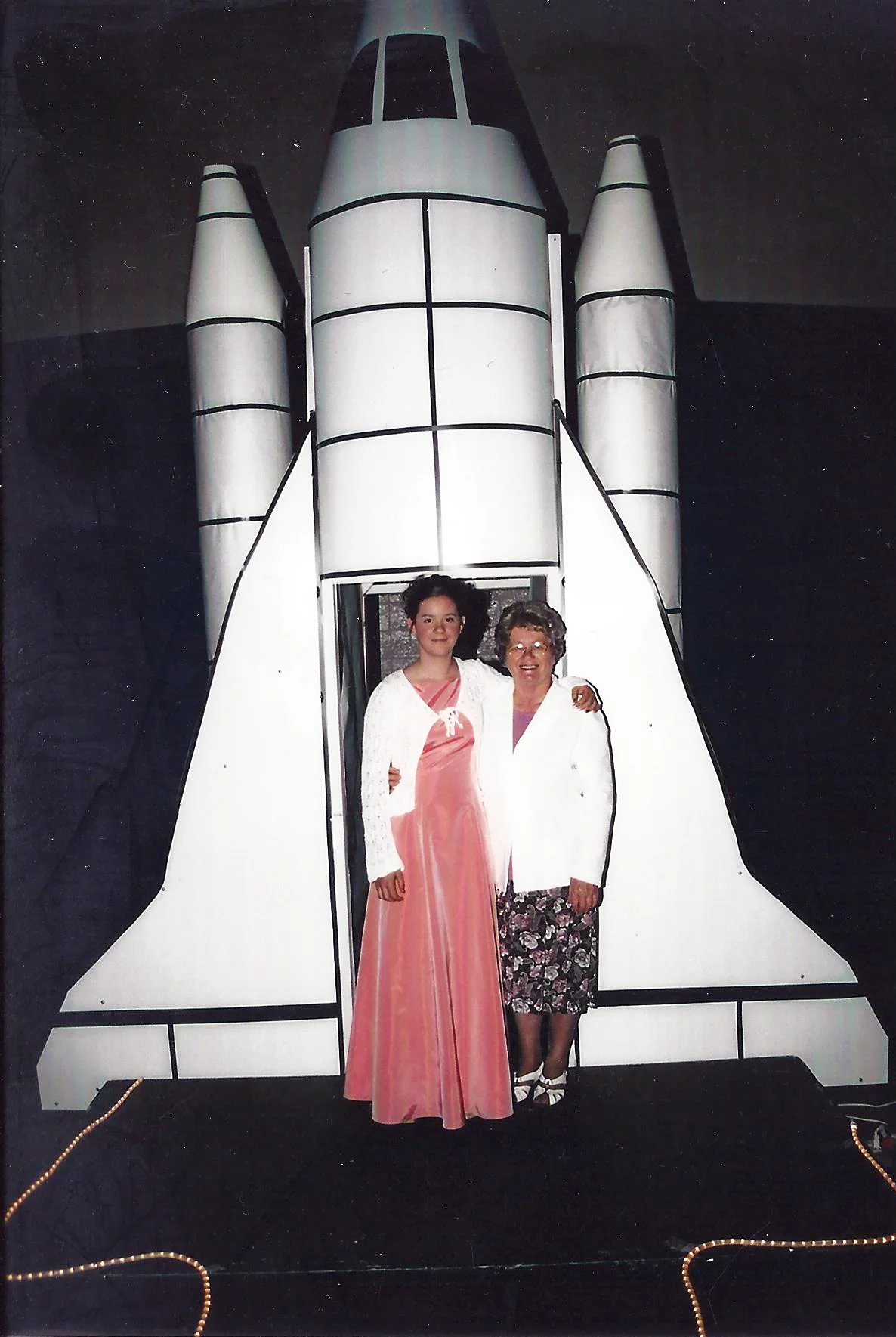 Grade 9 graduation, with my grandma. I think this would have been 2002.