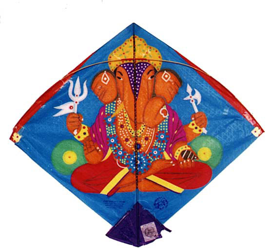   An intricate Ganesha kite by Babu Khan   Photo courtesy Ajay Prakash  