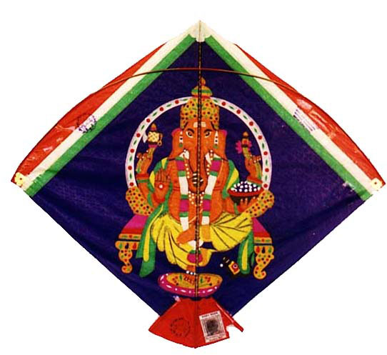  An intricate Ganesha kite by Babu Khan Photo courtesy Ajay Prakash 