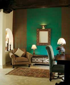 Plush interiors of Mihirgarh 