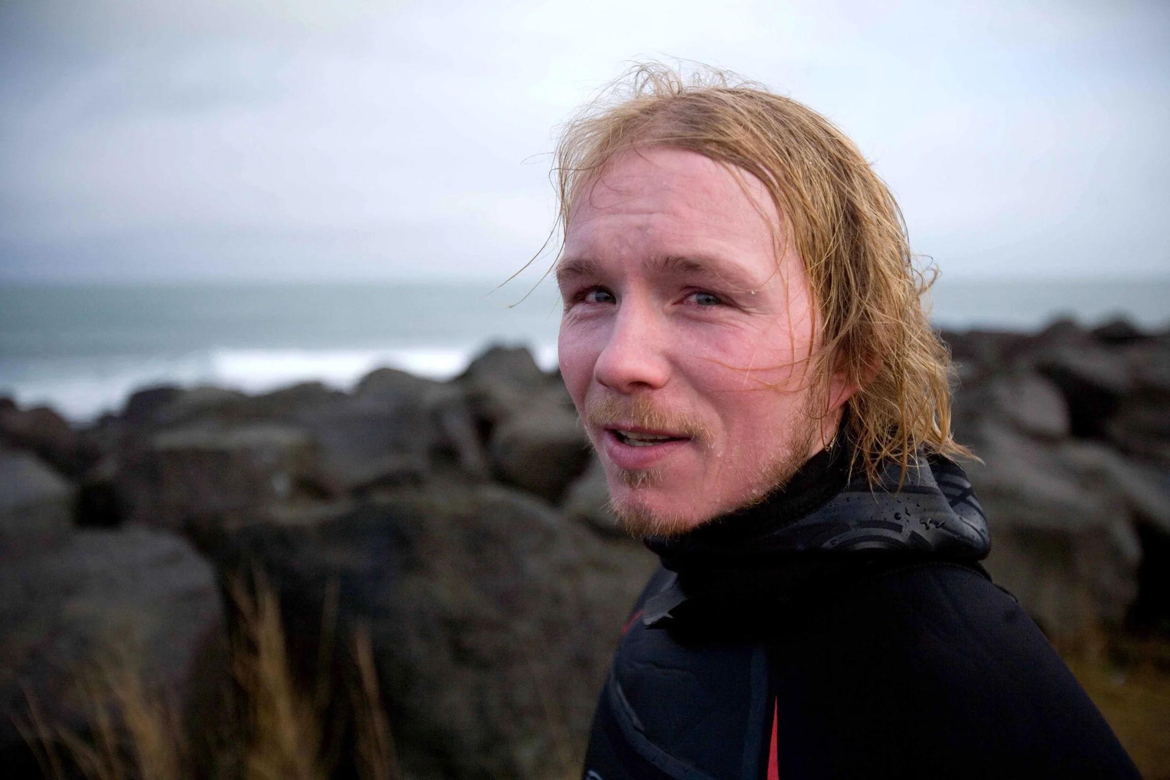 Post surf stoke.