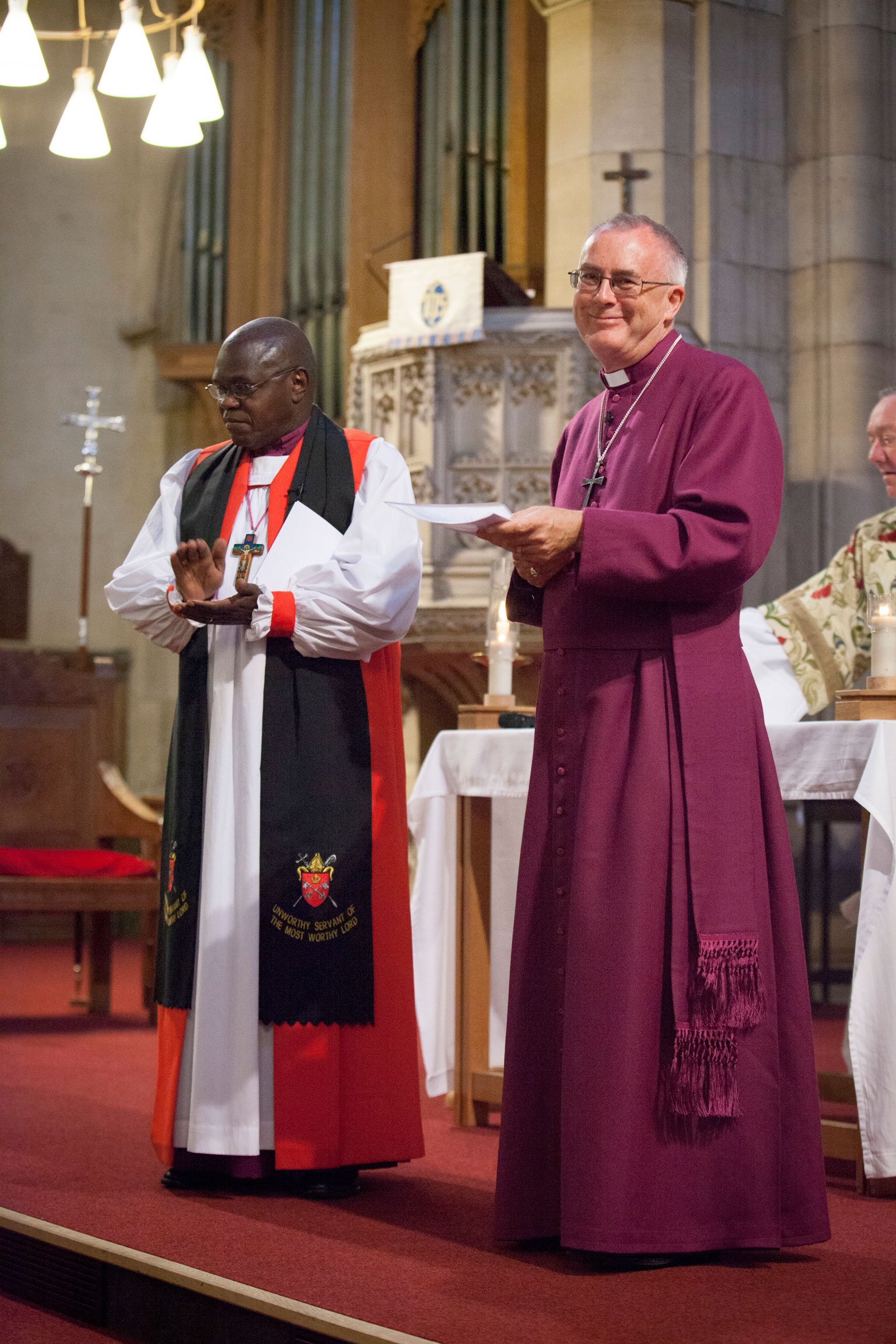 Archbishop of York John Sentamu & Rev Paul Ferguson.
