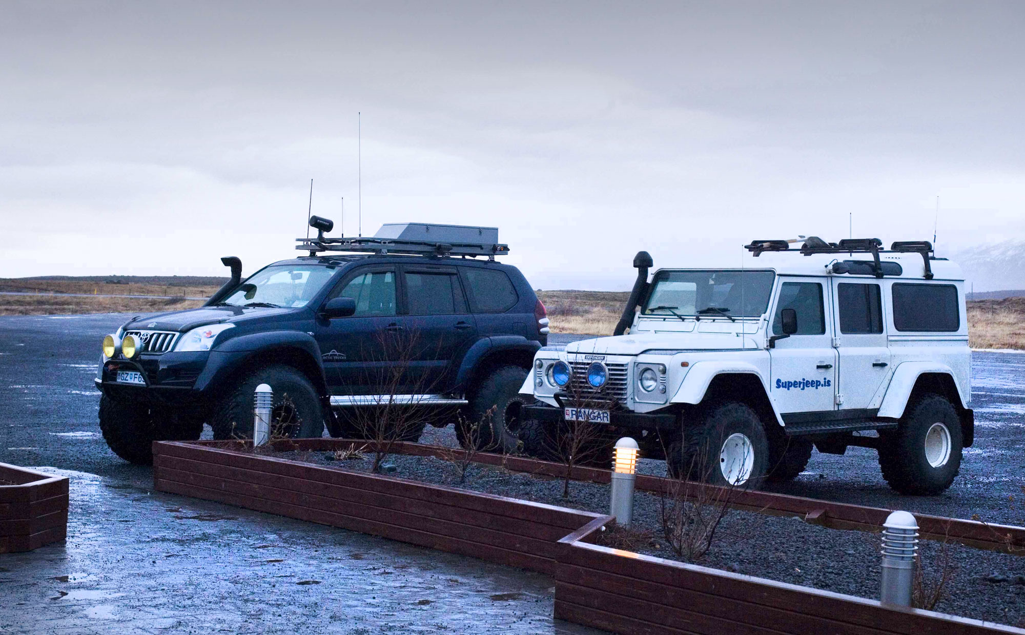 The famous Icelandic 4x4's.