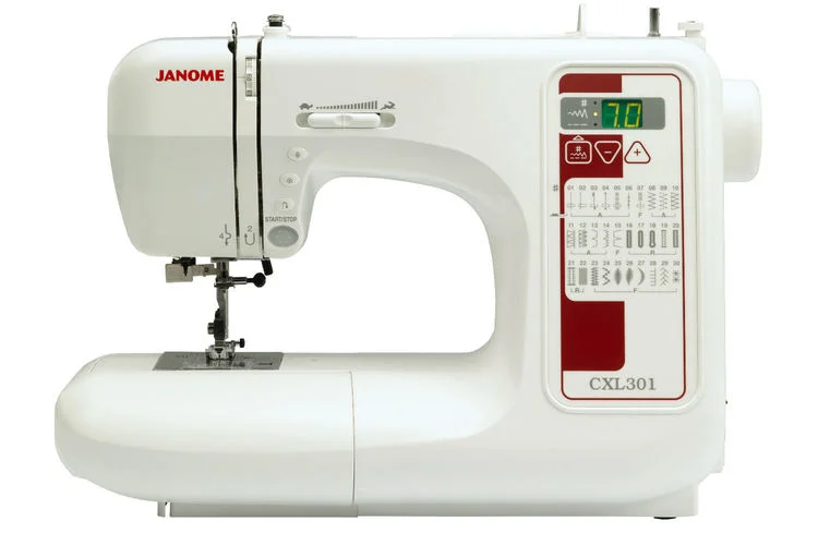 Janome CXL301 , a entry level computerised sewing machine.