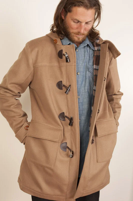 ALBION (UNISEX) Invest some time in Albion to create a classic duffle style coat (version 1) or jacket (version 2). Each version features toggle closures, tailored two-piece sleeves, yoke details, and a stylish three-piece hood. Albion is a versatile, simple shape that transitions easily from menswear to women’s wear. See more. 