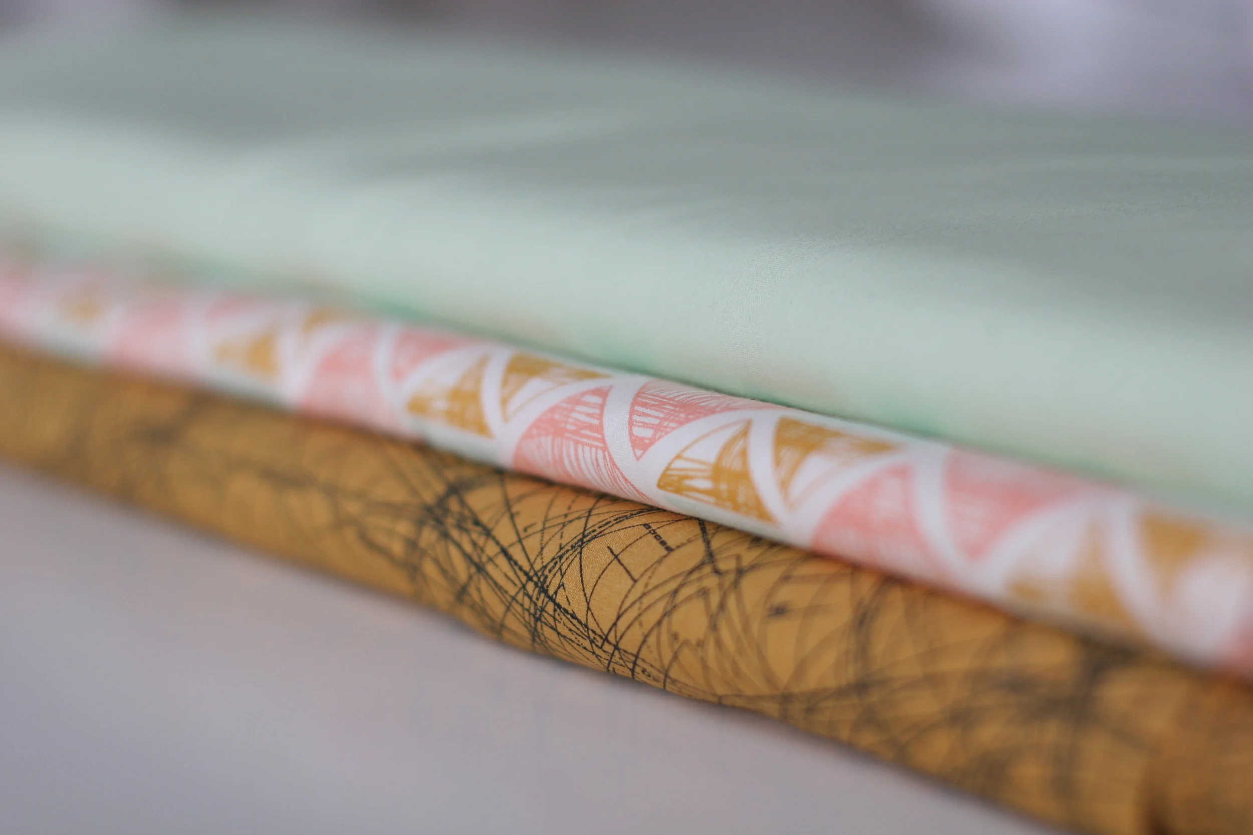 A selection of fabric available at The Stitchery