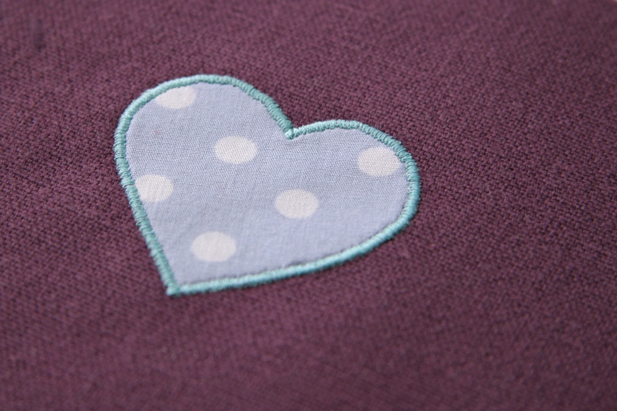 Satin stitch appliqué