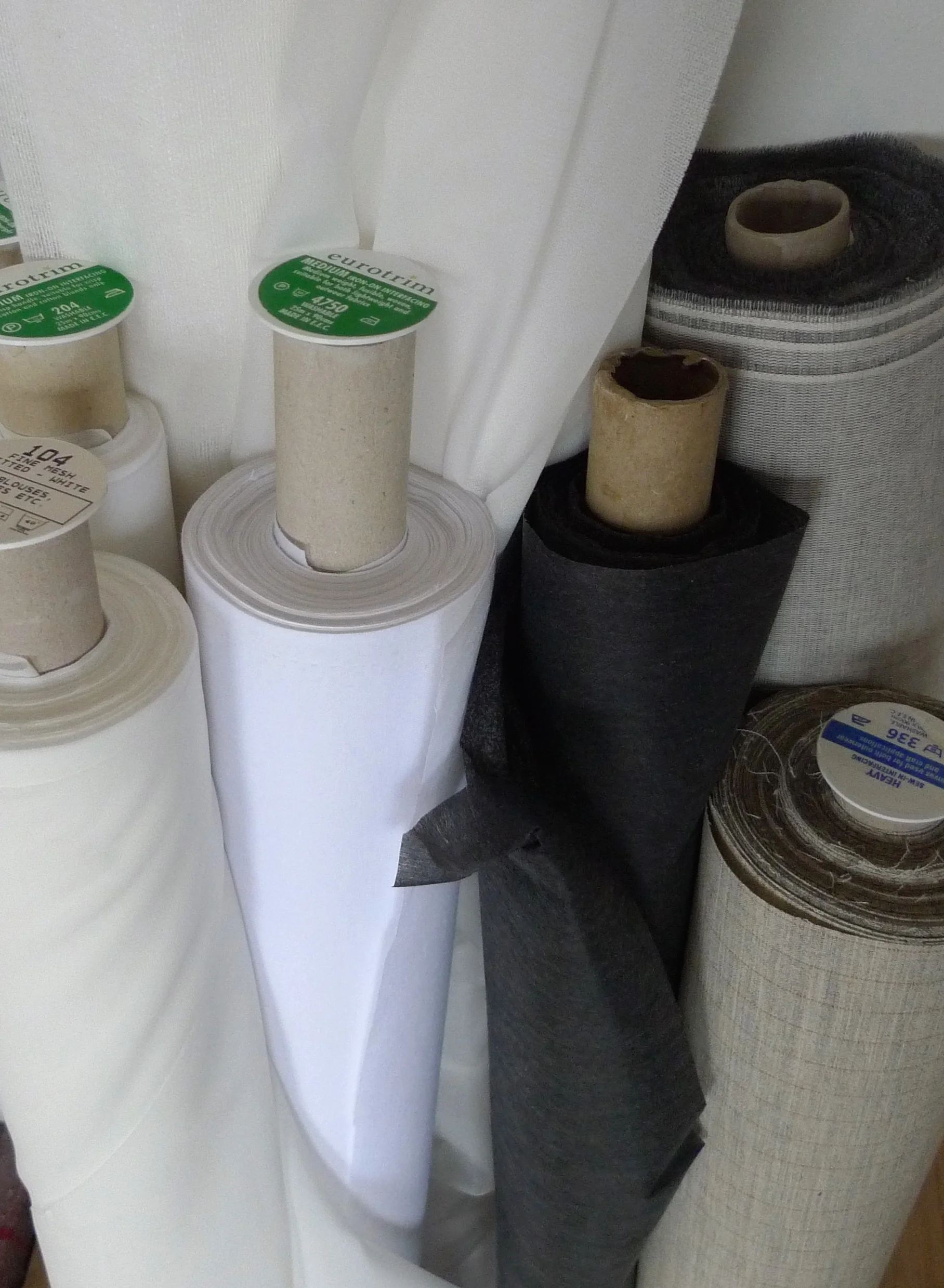 Our selection of interfacing at The Sttichery