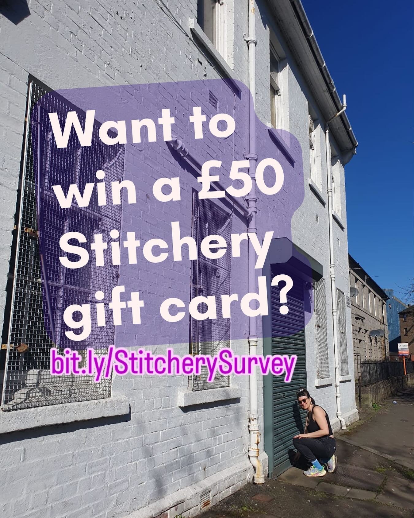 We’ve moved in to our new studio! And with good fresh start we’d like to find out what our Stitchers have on their sewing wish list. Will you take less than two minutes to share your valuable views with us?
By way of a thank you, your na