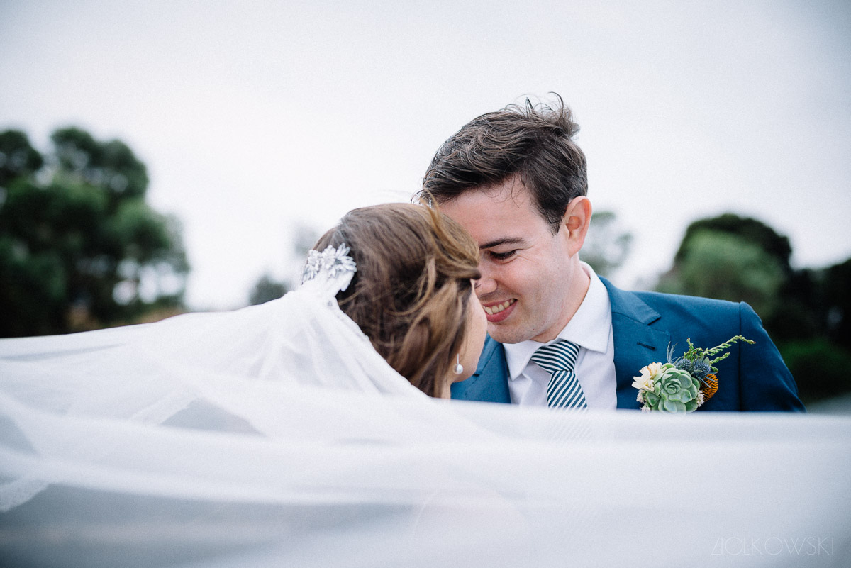 Leila and Conor/ Fremantle wedding with a splash/dash of rain.